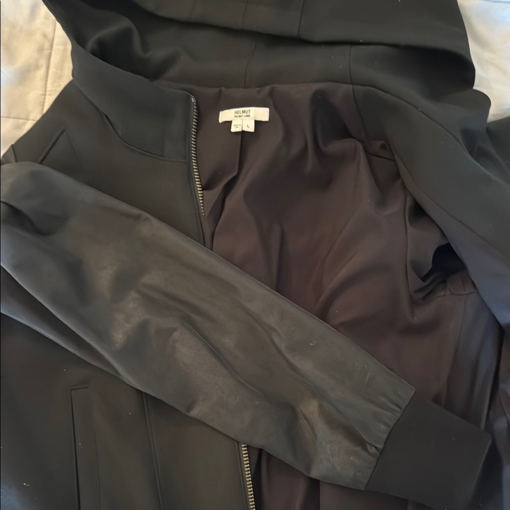 Helmut Black Hooded Women's Jacket - Picture 5 of 7